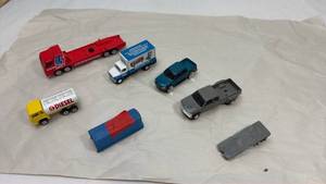 lot 72 image: Collection of Toy Trucks and Trailers