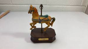 lot 145 image: Dentzel Carousel Horse Music Box 1905