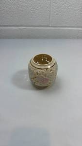lot 152 image: Lenox Rose Floral Votive Candle Holder