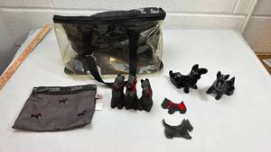 lot 177 image: Scottie Dog Gift Set with Clear Tote