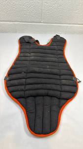lot 178 image: Baseball Chest Protector with Orange Trim