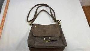 lot 187 image: Brown Leather Hobo Shoulder Bag