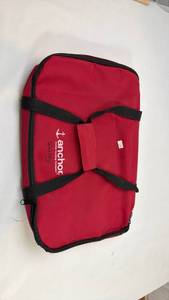lot 218 image: Anchor Hocking Red Canvas Carrying Case