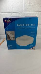lot 231 image: Carex Raised Toilet Seat 5.5 inch