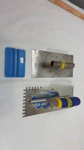 lot 236 image: Steel Notched Trowels