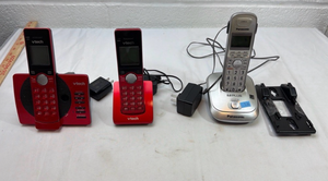 lot 244 image: VTech and Panasonic Cordless Phone Set