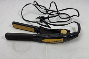 lot 247 image: Conair Hair Straightener with Gold Plates