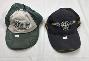 lot 254 image: OReilly Auto Parts & Cooper Tires Promotional Baseball Caps