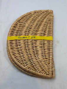 lot 267 image: Wicker Paper Plate Holder Divider