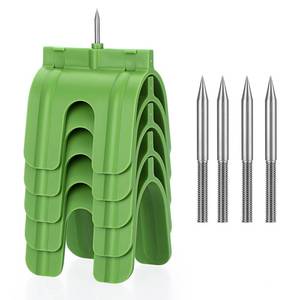 lot 369 image: Sumnacon 5 Pcs Outlet Marker for Drywall Installation Drywall Marking Tool for Electrical Outlets, Electric Wire Protection Made, Green (Green) - Retail $9