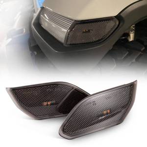 lot 373 image: BUNKER INDUST LED Side Marker Lights Fender Flares Light Parking Lamp Compatible for 2018-2025 Jeep Wrangler JL Amber Turn Signal Lights (Smoked Lens) - Retail $26