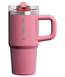 lot 394 image: STANLEY Quencher ProTour Flip Straw Tumbler with Leakproof Lid 14 oz Built-In Straw & Handle  Cupholder Compatible for Travel  Insulated Stainless Steel Cup  BPA-Free  Port Shimmer - Retail $25