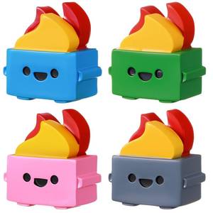 lot 406 image: Kathfly 4 Pcs Emotional Dumpster Support Fire Desk Accessories Work Gifts Fridge Magnets for Funny Coworkers Exchange Ideas Refrigerator Whiteboard Locker Home Office or Hospital - Retail $17