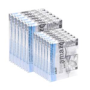 lot 424 image: Amazon Basics Roll-Up Travel Compression Storage Bags for Clothes and Towels, No Vacuum Needed, Clear, 12 Pack (6 Small & 6 Medium) - Retail $12