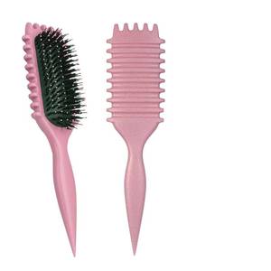 lot 430 image: iDAOLI Curl Defining Hair Brush, 2025 Flash Styling Brush for Curly Hair, Shaping & Defining Curls for Women, ��Pink�� - Retail $9
