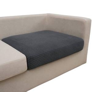 lot 472 image: Eismodra Couch Cushion Covers Magic Stretch Sofa Slipcover for 3 Cushion Couch Dogs Pet L Shape 2 Seat Replacement Furniture Protector,Dark Gray Length 25-37 inches(Only 1 Piece) - Retail $18