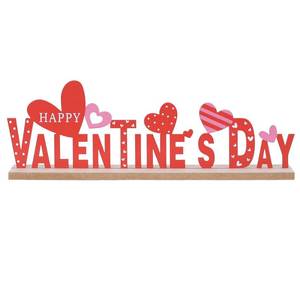 lot 540 image: MEETYAMOR Valentines Day Decorations, Wood Metal Happy Valentines Day Sign for Table Decor, Farmhouse Rustic Valentines Day Decorations for Home, Kitchen, Mantle, Shelf