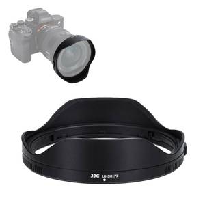 lot 551 image: JJC ALC-SH177 Bayonet Reversible Lens Hood Shade for Sony FE 16-35mm f2.8 GM II Lens SEL1635GM2(Not for 16-35mm f2.8 GM or 16-35mm f4 Lense), Replaces Sony ALC-SH177 Lens Hood - Retail $20