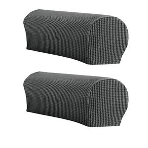 lot 553 image: LINGXIYA Soft Stretch Plush Armrest Cover, Armrest Covers for ChairsSofas, Couch Arm Covers, Furniture Protector Armchair Slipcover for Recliner, Set of 2(NOT Suitable for Leather Sofas) - Retail $13