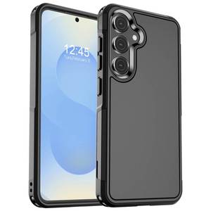 lot 567 image: zapica Designed for Samsung Galaxy S25 Case & Galaxy S24 Case, Military Drop Protection Dual Layer Structure Design Heavy Duty Shockproof Non-Slip Phone Cover 6.2 inch, Black - Retail $10