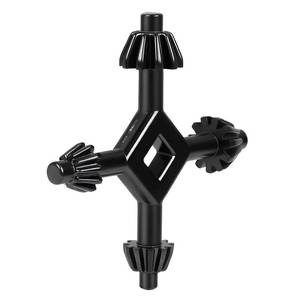 lot 571 image: 4 in 1 Drill Chuck Key Wrench, 14 38 12 Sizes Chuck Key For Drill Press, Electric Drill Chucks, Compatible with Drill Press & Power Tool Chucks (Black) - Retail $5