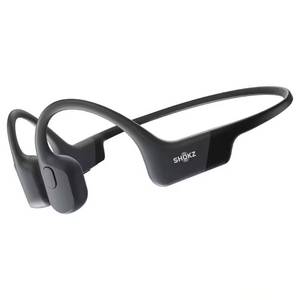 lot 2409 image: OpenRun Bone-Conduction Open-Ear Sport Headphones with Microphones in Black