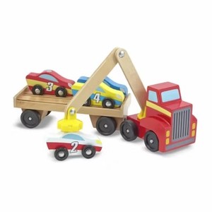 lot 2606 image: Melissa & Doug Magnetic Car Loader Interactive Toy