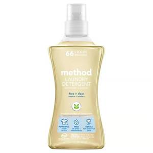 lot 2629 image: Method Free & Clear Scent Laundry Detergent Liquid 53.5 oz 1 pk