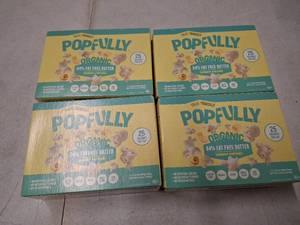 lot 2677 image: FOUR BOXES - Popfully Organic Gourmet Popcorn