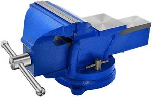 lot 2506 image: Bench Vise Heavy Duty, Table 6 Vise - Locking Base Clamp Cast Steel 360  Swivel Vice with Anvil, Table Clamp Pipe Lock Pliers Base Desktop for Woodworking Cutting Conduit Drilling, Sanding