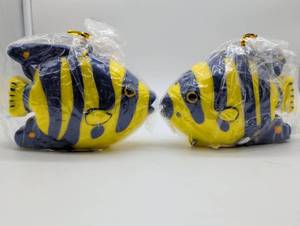 lot 11142 image: Two Angel Fish Candles, wrapped in original packaging, new