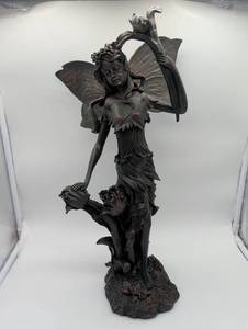 lot 11146 image: Bronze Fairy Garden Statue