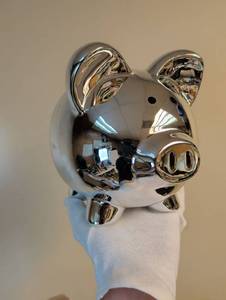 lot 11151 image: Target Silver Chrome Piggy Bank