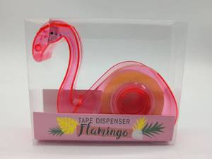 lot 11191 image: Pink Flamingo Tape Dispenser
