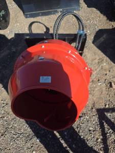 lot 302282666 image: Red Industrial Mini skidsteer concrete mixer