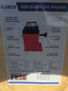 lot 302282674 image: Ranch IRBM Wheel Balancing Machine