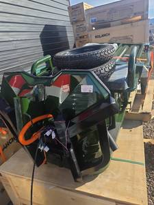 lot 302282688 image: Damaged or Parts Unit SD Lanch Electric Golf Cart Frame Assembly