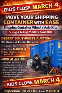 lot 3022826026 image: Trailer Axle Hub Assembly Kit 6 Lug