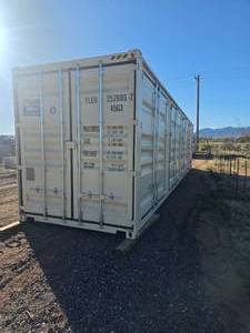 lot 3022826 image: 40 Multi-Door Conex Shipping Container  ONE TRIP  Very Good Condition