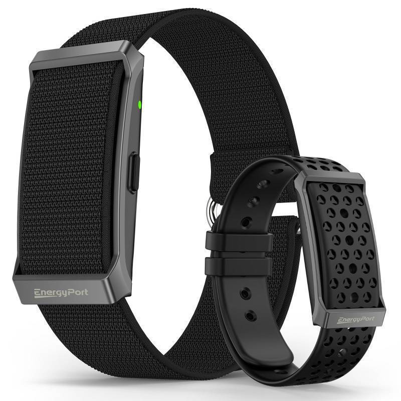 lot 43748 image: Smart Bracelet, Wearable Activity & Fitness Tracker Band, 24H Sleep Tracker, All-Day Continuous Heart Rate Blood Pressure Stress HRV Monitor, 173 Sport Modes Smart Wristband with Free APP Black - Retail $120