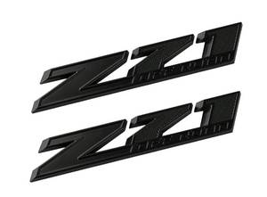 lot 61895 image: 1pcs (Small Size) Z71 Off Road Emblems,3D Alloy Decal Emblems for GMC Chevy Silverado Sierra Suburban Colorado (All Black) - Retail $13