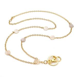 lot 61932 image: ID Lanyard for Women, Perfect for Employee Id Badges and Keys, Perfect for Nurses and Teachers, office glasses Stainless steel chain - Retail $17