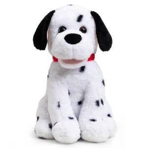 lot 61969 image: Dalmatian Stuffed Animal Dalmatian Puppy Dog Plush with Red Collar Plush Toy Gift for Kids 13 inches - Retail $19