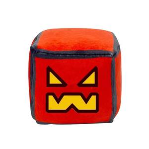 lot 61983 image: 4.7�� Cube Plush Toy Stuffed Plushie Doll Small Pillow Pendant Game Cute Fans Collection Birthday Gift (Red B) - Retail $4