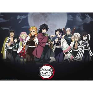 lot 61998 image: Demon Slayer Kimetsu No Yaiba Pillars Unframed Mini Poster 15 x 20.5 Features The Nine Pillars Anime Manga Wall Art Prints for Bedroom Office Room Decor 