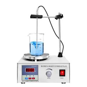 lot 62027 image: 85-2 Magnetic Stirrer Hot Plate with Stir Bar, LED Digital Display, 0-2600RPM Adjustable, Lab Heating Mixer for Liquid Stirring - Retail $50