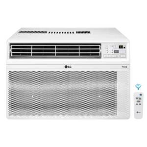 $499 LG 14,000 BTU 115V Window Air Conditioner Cools 800 sq. ft. with Wi-Fi, Remote and in White