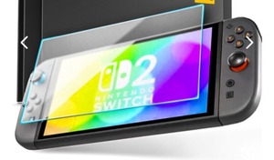 lot 2075 image: Esanik 2 Pack Matte Glass Screen Protector for Nintendo Switch 2 (2025-7.9inch),Anti-Glare & Anti-Fingerprint,Anti-Reflection,Bubble Free, Smooth as Silk, 9H Glass Screen Cover