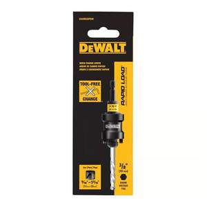 lot 2166 image: DeWalt Rapid Load 916 - 1-316 in. Universal Hole Saw Arbor 1 pc