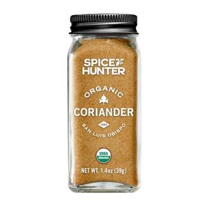 lot 2167 image: Lot of 2, The Spice Hunter Coriander, Ground, Organic, 1.4-Ounce Jar BB AUG 28
